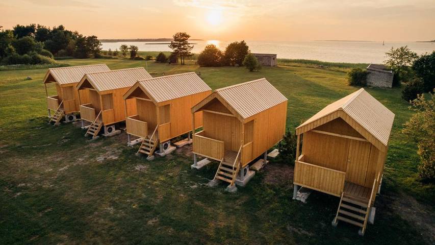 Camping für 4 Personen, mit Garten und Terrasse sowie Ausblick und Sauna in Saaremaa - 3