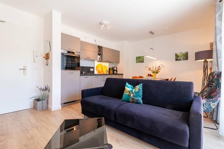 Ferienwohnung für 4 Personen, mit Terrasse und Garten sowie Sauna in Lohme