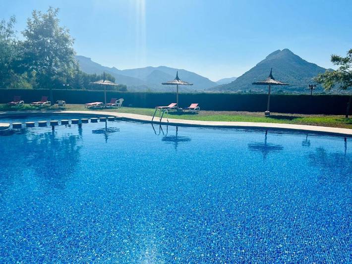 Location de vacances pour 4 personnes, avec piscine et balcon ainsi que jardin et vue à Murla - 3