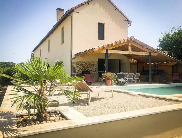 Gîte für 8 Personen, mit Pool und Terrasse sowie Garten - 1