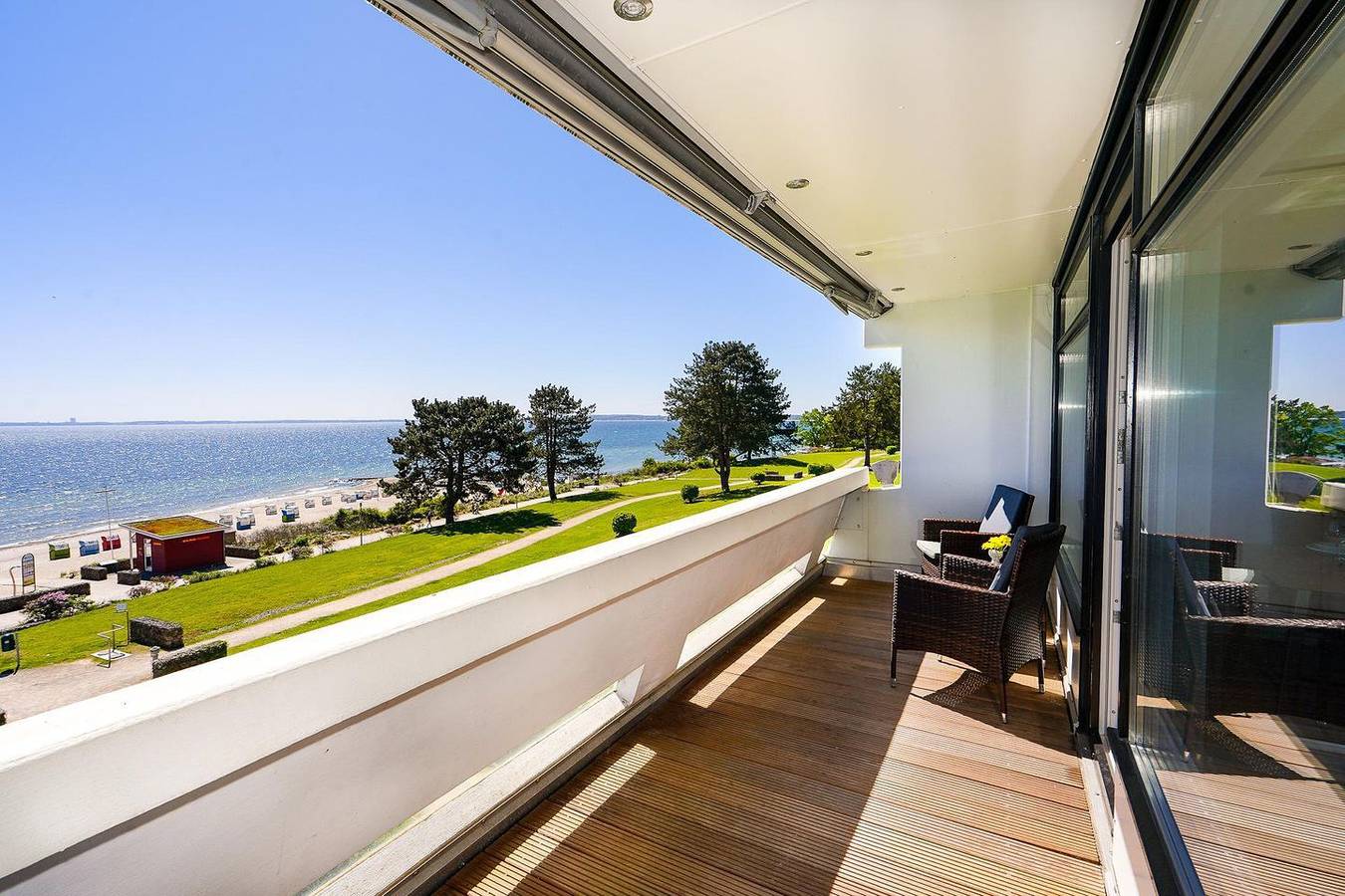 Ganze Wohnung, Unser Ferienapartment Strandjuwel: Exklusive Strandlage mit Meerblick in Sierksdorf, Ostholstein