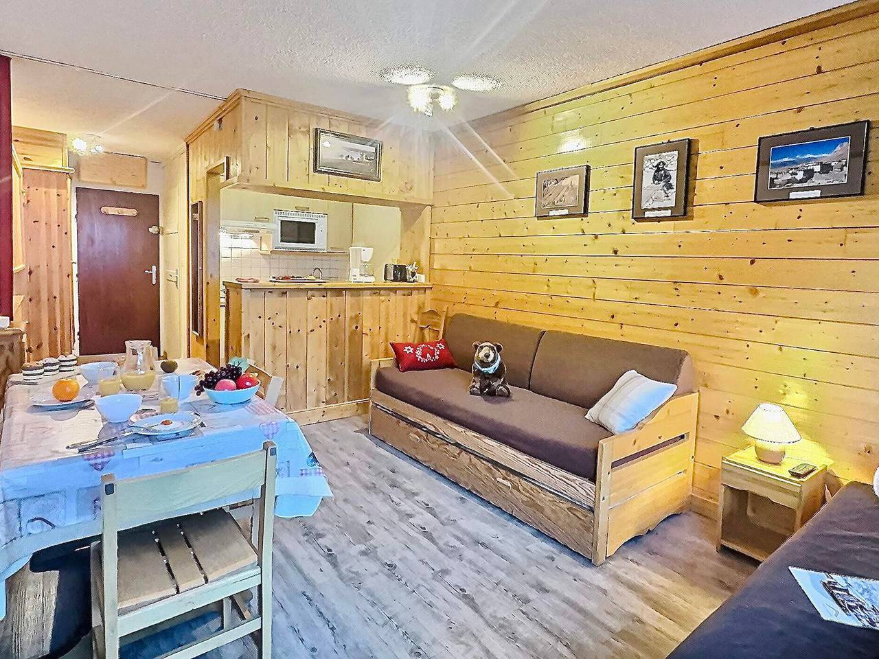 Monolocale intero, Charming studio in Tignes - 4 ppl, pets allowed in Tignes, Massiccio della Vanoise
