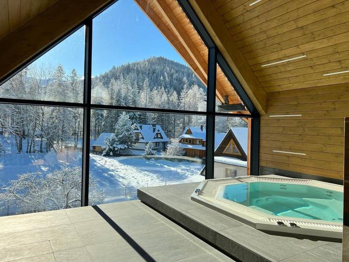 Ośrodek wypoczynkowy dla 4 osób, z sauna i ogród oraz jacuzzi na Małopolska