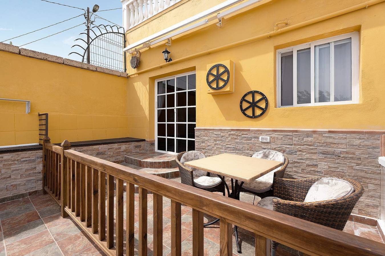 Apartamento entero, Casa de vacaciones 'P Armonia Rural' con vistas al mar, terraza, piscina compartida y Wi-Fi in Granadilla de Abona, Tenerife Sur