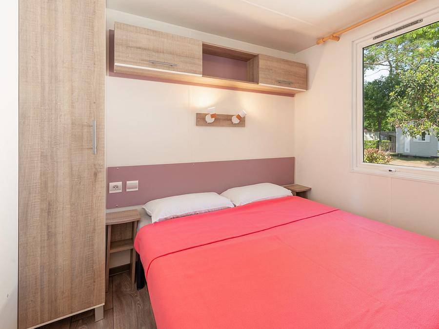 Camping Méditerranée Plage - Mobilheim 6 personen - Homair Mobilheime auf dem Camping de la Méditerranée Comfort | 3 Zi. | 6 Pers. | Einfache Terrasse in Portiragnes Plage, Vias
