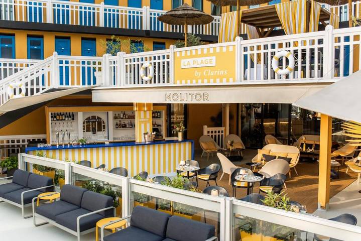 Hôtel pour 5 personnes, avec terrasse et vue ainsi que sauna et piscine, animaux acceptés dans Parc des Princes - 3