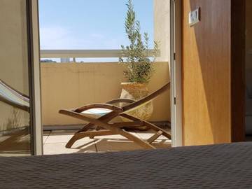 Gîte pour 3 personnes, avec balcon dans Plage des Catalans