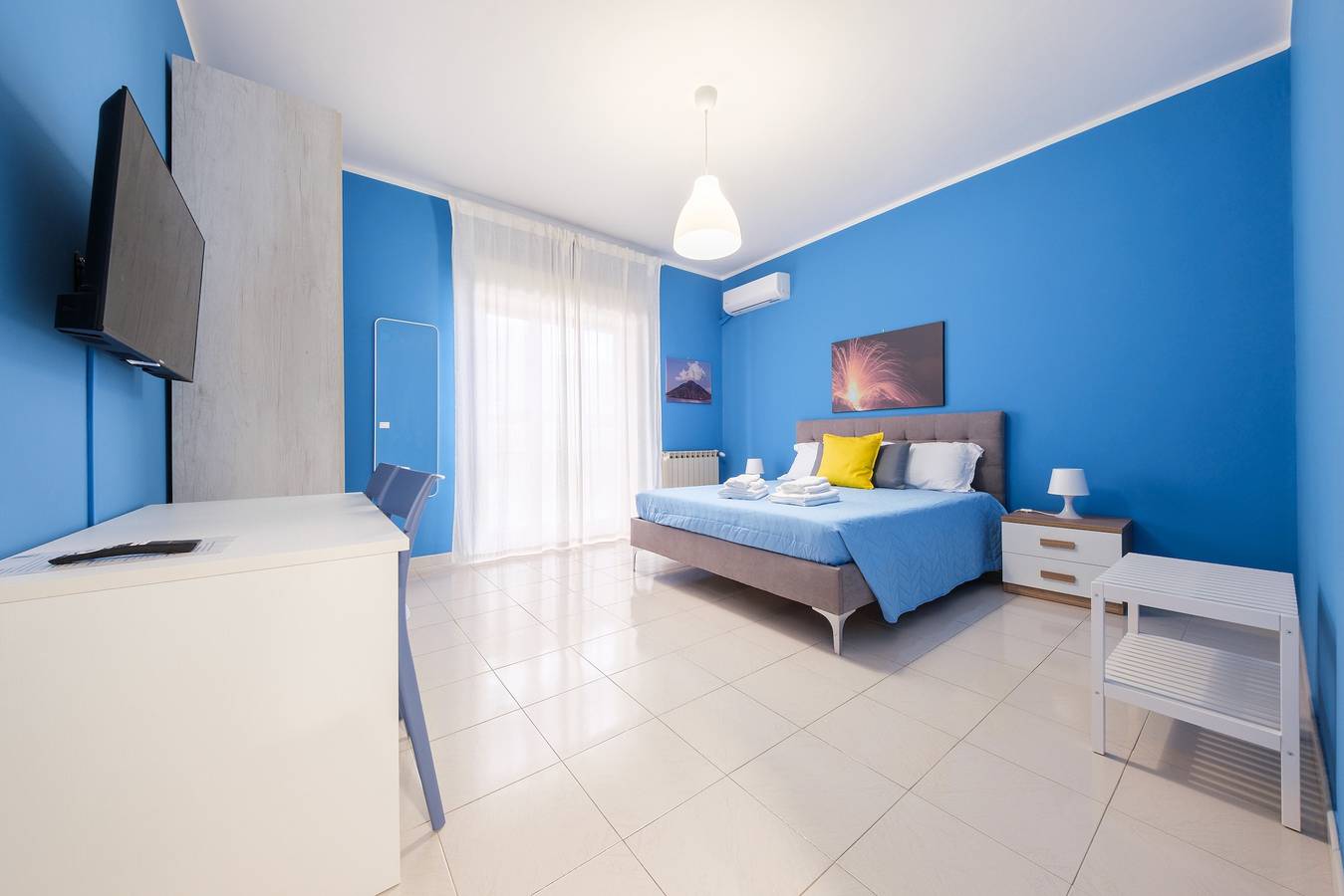 Kamer 'Stromboli' met Uitzicht op Zee, Wi-Fi en Airconditioning in Pace del Mela, Provincie Messina