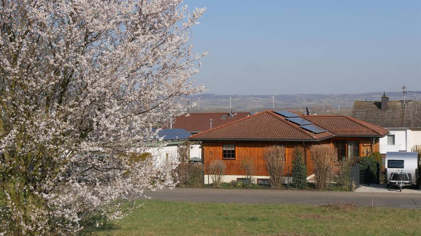Ferienwohnung für 4 Personen, mit Terrasse und Garten in Rheinhessen