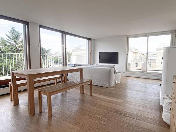 Appartement de vacances pour 2 personnes, avec Balcon ainsi que Terrasse et Vue