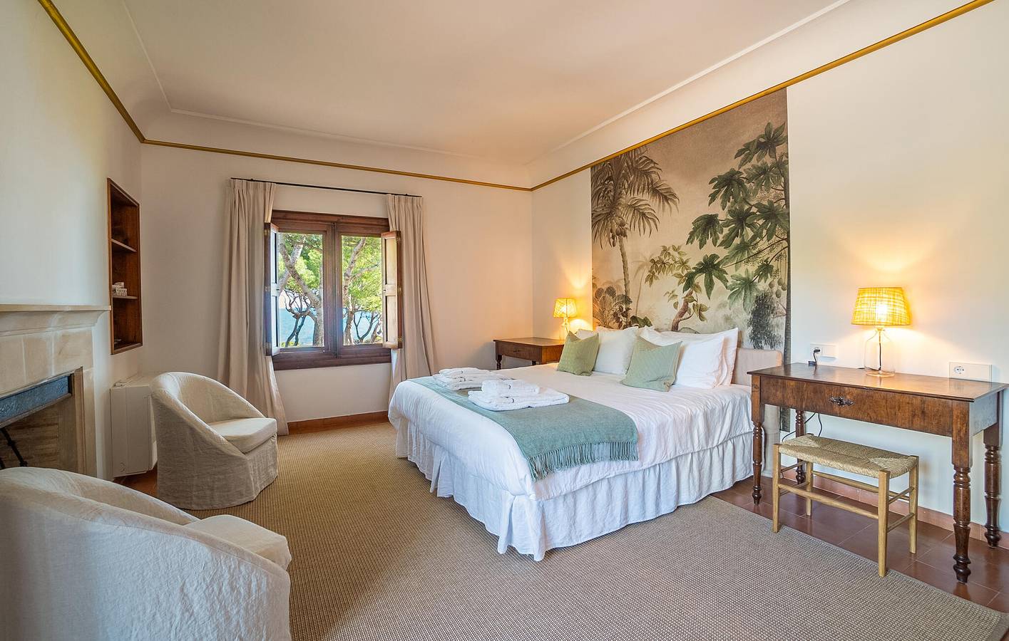 Apartment mit Meerblick, Pool, Terrasse und AC, 1,5 km zum Strand in Son Moll, Capdepera