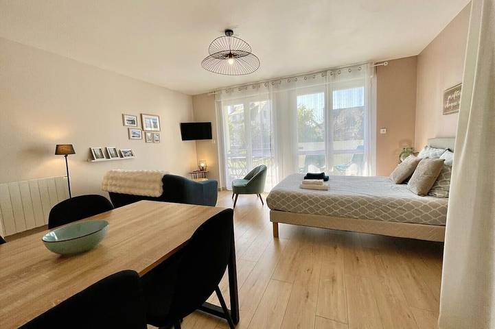 Gîte pour 2 personnes, avec Balcon dans Plage Saint Luc Roscoff