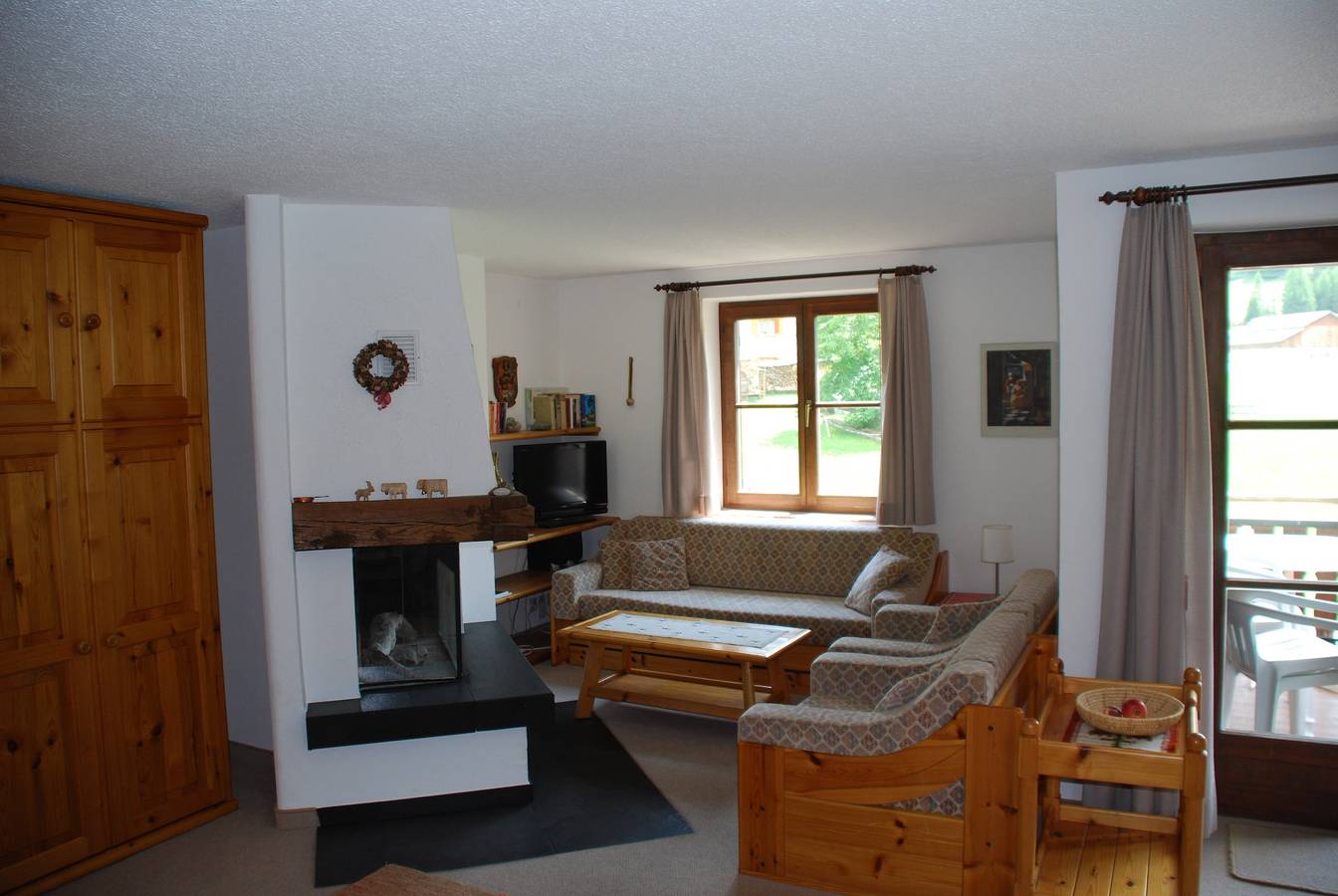 Ganze Ferienwohnung, Chesa segl Crap A-5° - 2 -Zi Wohnung, 2 Betten in Bergün, Engadin