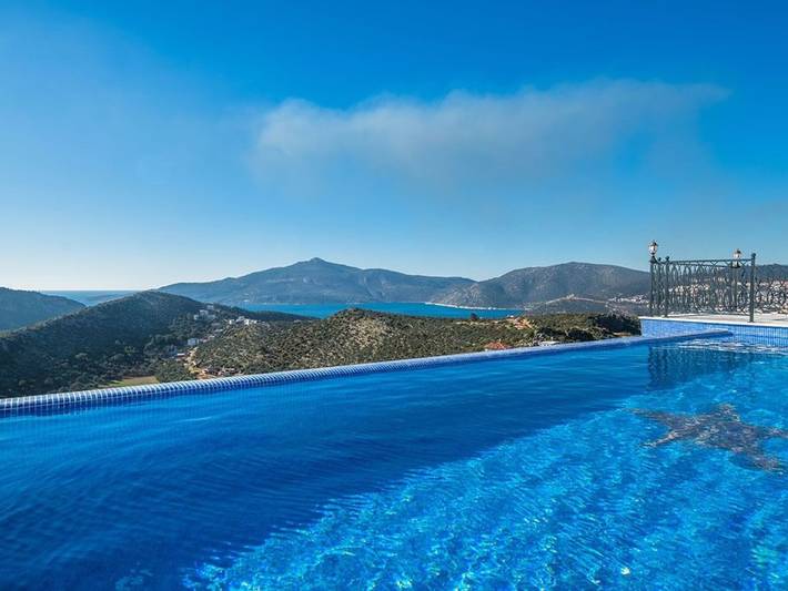 Villa Starline 1 mit Meerblick in Antalya-Kalkan in Kaş, Provinz Antalya