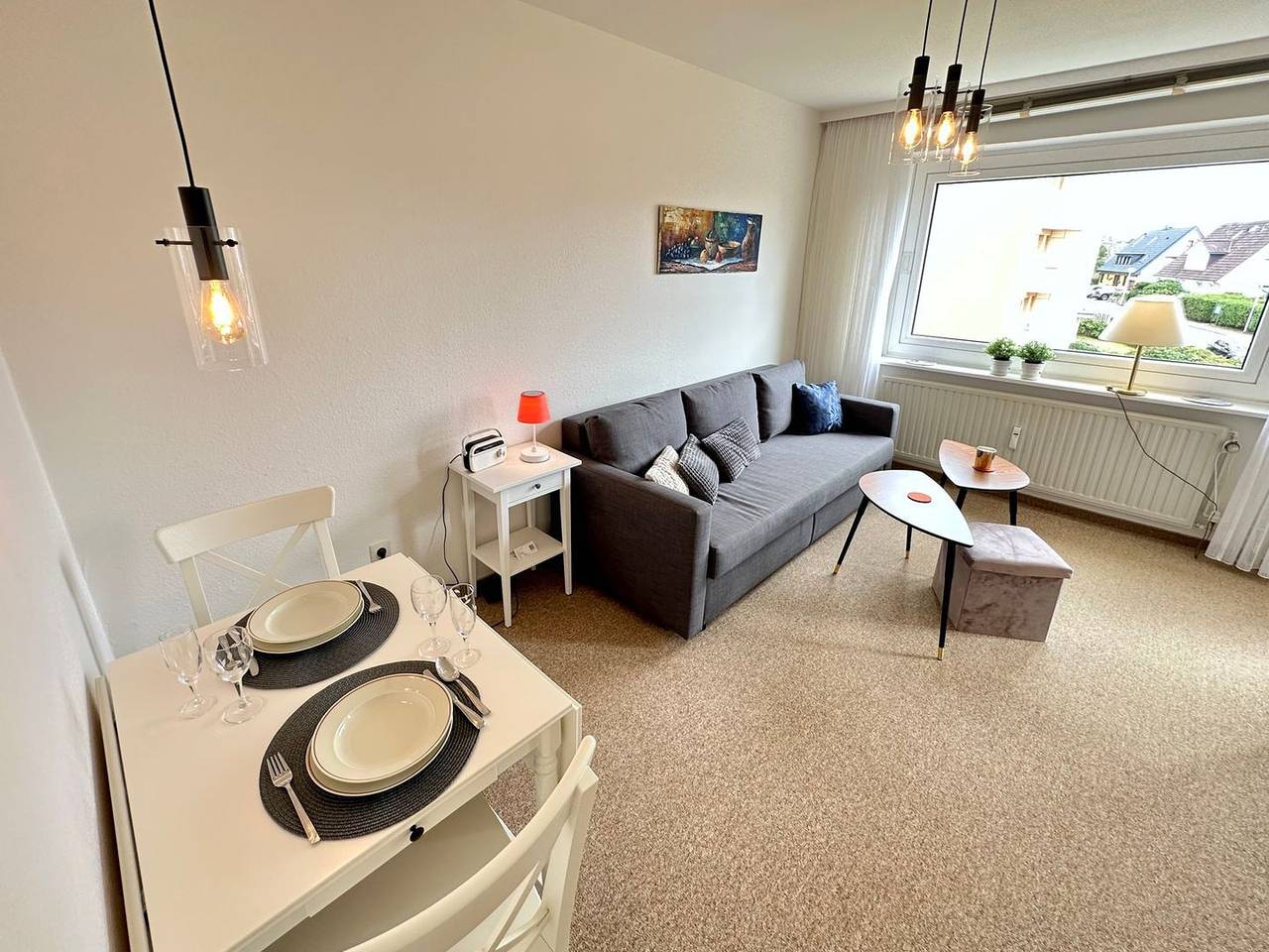 Ganze Wohnung, Gemütliche Unterkunft mit Balkon und Gartenblick nahe Strand in Westerland in Westerland, Sylt (Gemeinde)