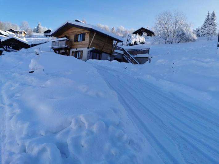 Chalet pour 6 personnes, avec vue et jardin