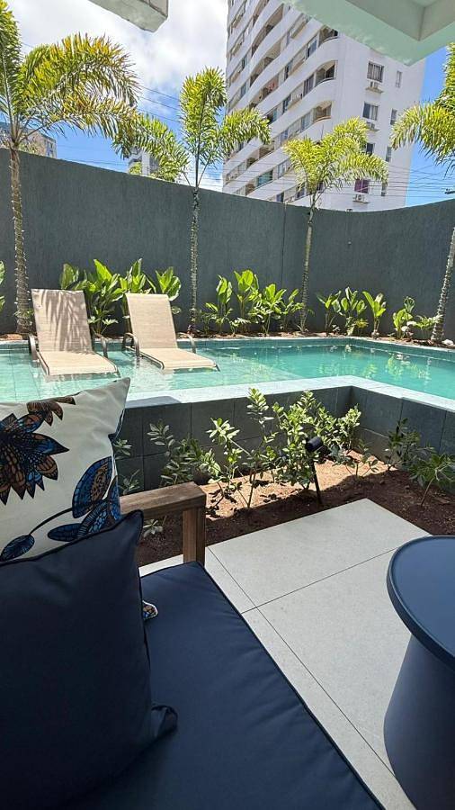 Casa de férias para 8 pessoas, com varanda e piscina em Recife