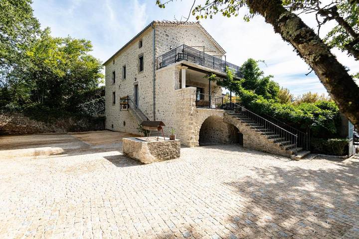 Maison de vacances pour 8 personnes, avec balcon et piscine