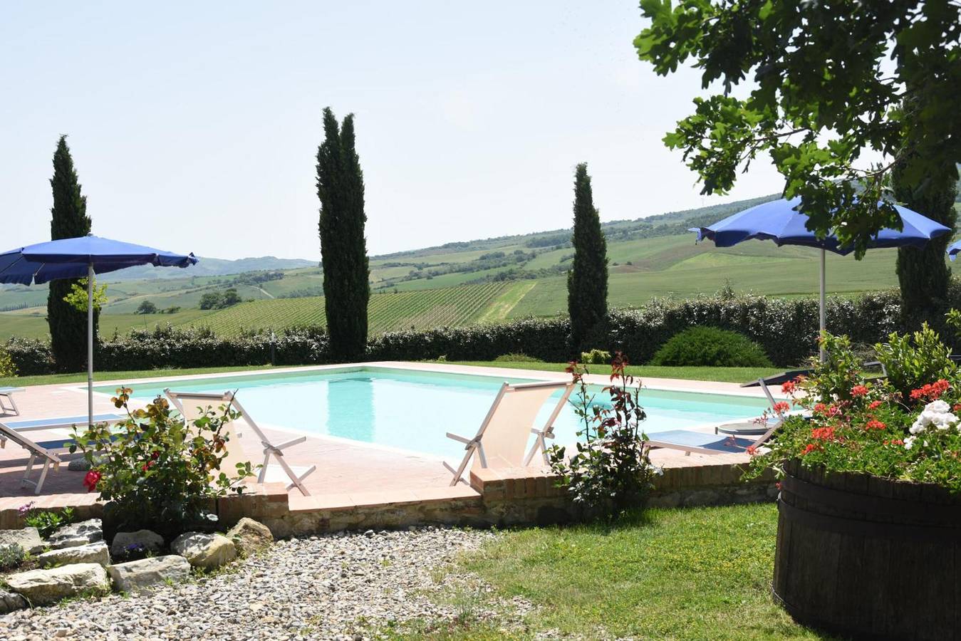 Ganze Wohnung, Apartment 'Azzurro La Valle Del Sole' mit Bergblick und Wlan in Castiglione d'Orcia und Umgebung, Orciatal