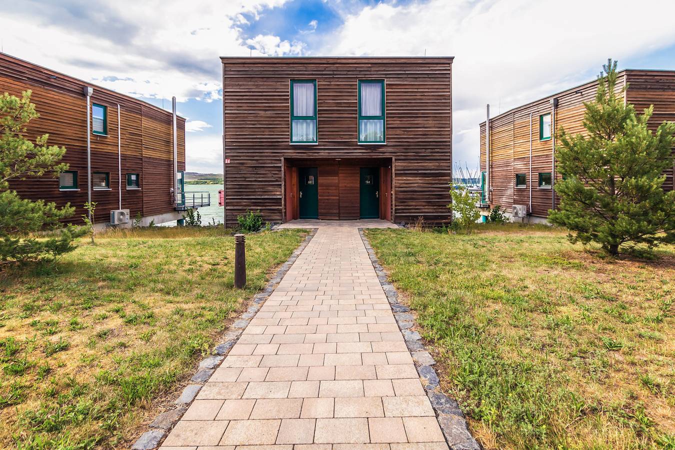 Lagovida Hafenhaus (m) am Störmthaler See in Großpösna, Leipziger Neuseenland