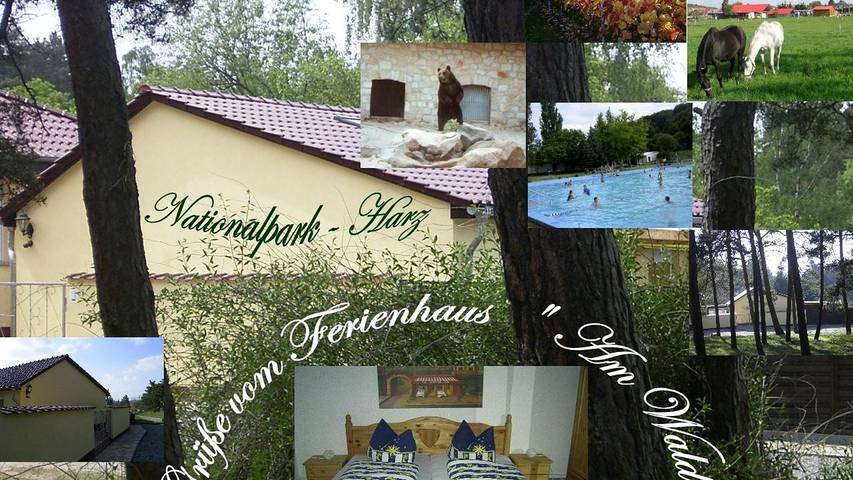 Ferienhaus für 2 Personen, mit Ausblick und Garten sowie Balkon, kinderfreundlich in Thale