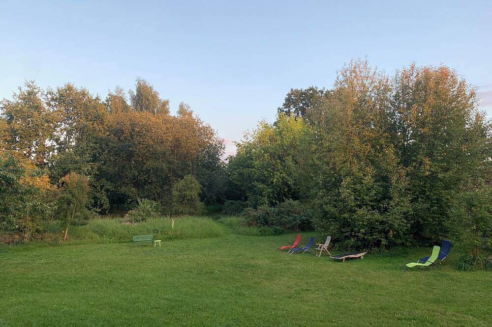 Ganze Wohnung, Ferien auf dem Töpferhof in Jakobshagen/Uckermark  - Wohnung Malve in Jakobshagen, Boitzenburger Land