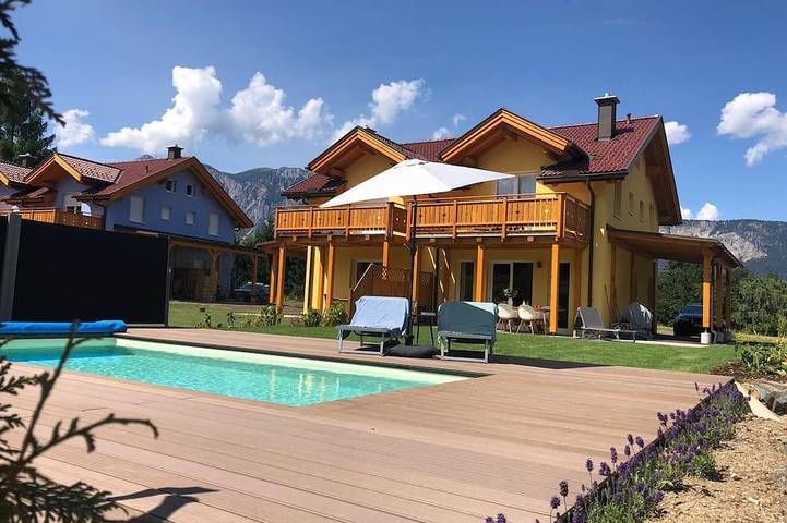 Ferienhaus für 6 Personen, mit Balkon und Garten