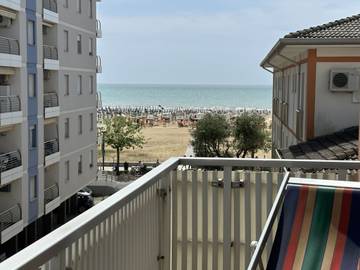 Ferienwohnung für 5 Personen, mit Balkon/Terrasse und Meerblick, mit Haustier in Bibione