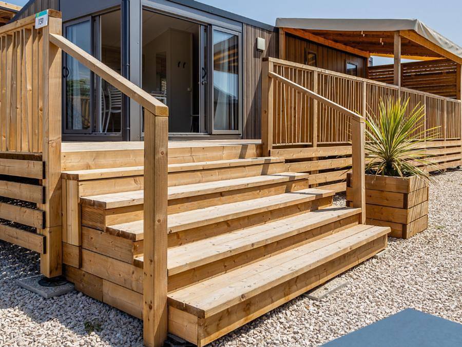 Camping Relais du Léman Pausado - Mobilhome 6 personas - Mobil home 6 plazas Premium Grande in Messery, Thonon-les-Bains region