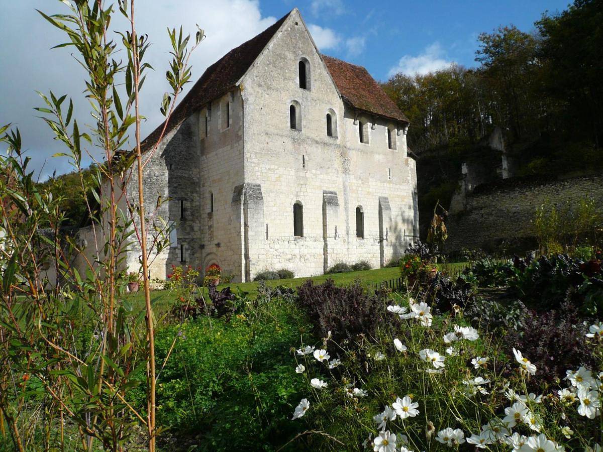 Chateau monastere de la Corroirie in Chemillé-sur-Indrois, Région de Loches
