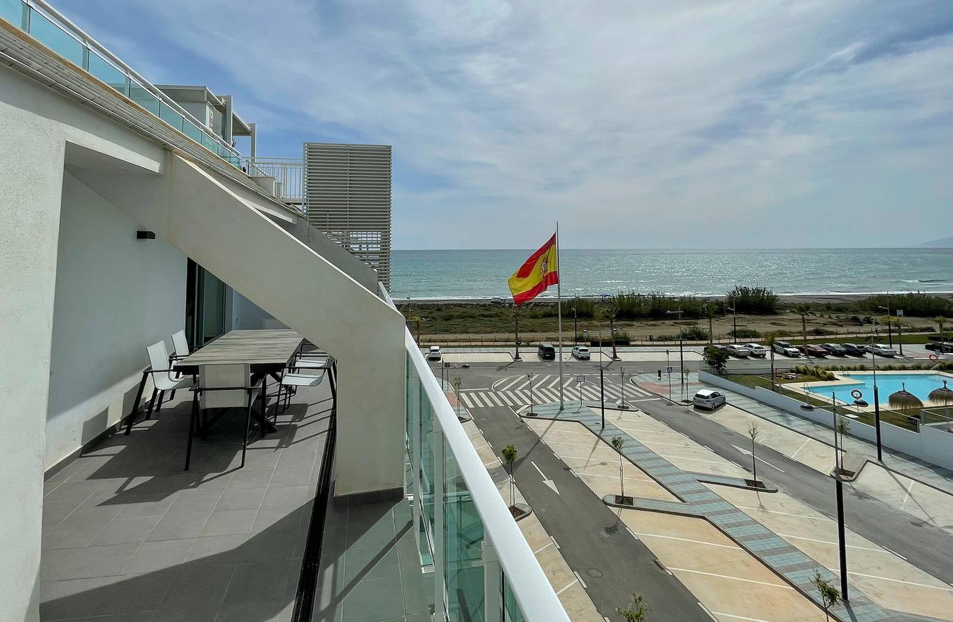 Appartamento intero, Appartamento di vacanza 'Atico Duna Beach' con vista mare e Wi-Fi in Torrox Costa, Torrox