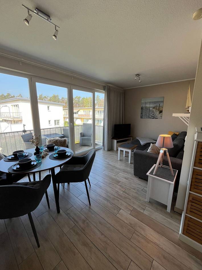 Ferienwohnung für 3 Personen, mit Balkon in Gelbensande - 2