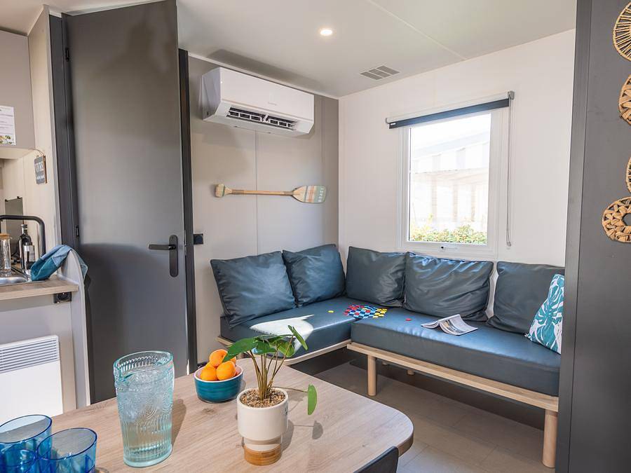 Camping Les Rouillères - Mobilhome 5 personnes - Select Tv Lv Clim Plancha - 2 chambres - 4/5 pers in La Tranche-sur-Mer, Vendée