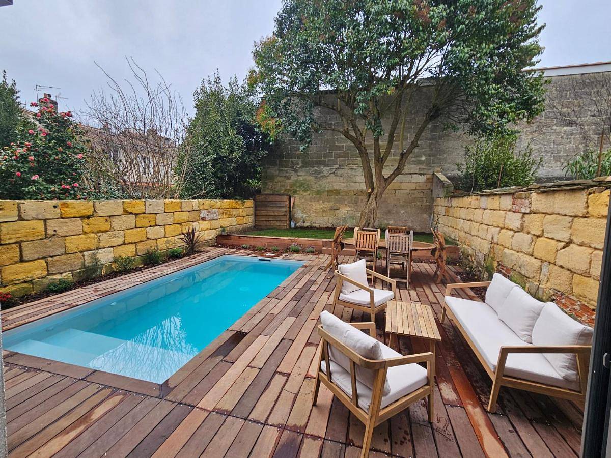Villa Nomade - Bordeaux center 180m2, 4 rooms, Garden & Pool in Bordeaux, Bordeaux und Umgebung