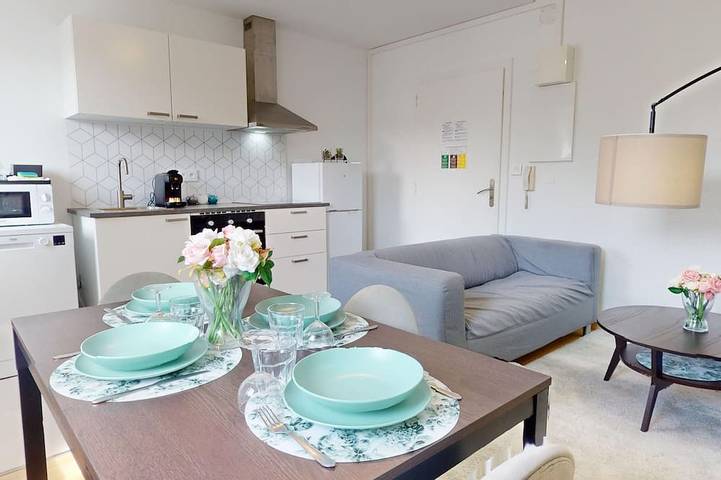 Location de vacances pour 5 personnes, avec jardin à Mulhouse