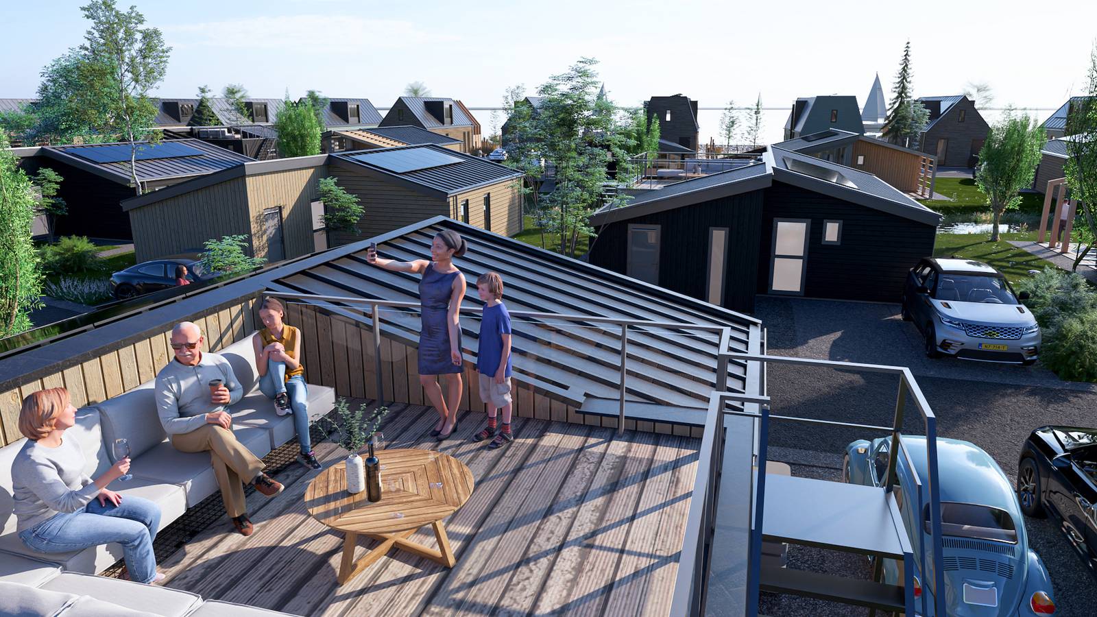 Europarcs Enkhuizer Strand — Cube Split 6+2 in Enkhuizen, Ijsselmeer