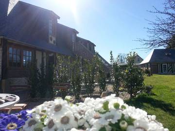 Chambre d’hôte pour 4 personnes, avec jardin à Saint-Pierre-Azif