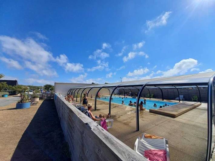 Camping pour 6 personnes, avec terrasse à Guidel