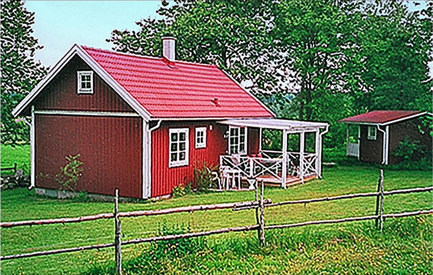 Hus för 6 Personer, med terass