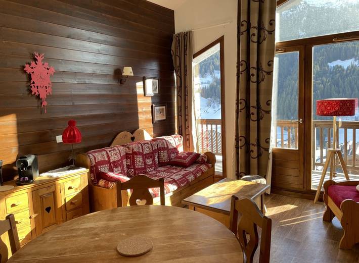 Gîte pour 6 personnes, avec sauna et balcon, animaux acceptés dans Office de Tourisme de Hauteluce Les Saisies