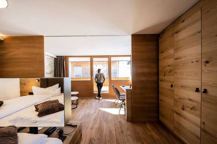 Chalet für 4 Personen, mit Balkon und Garten sowie Pool in Au - 3