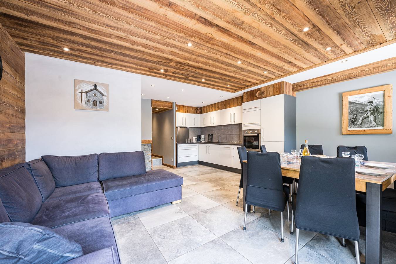 Appartement entier, Appartement 'Le Crey Rond' avec vue sur la montagne, terrasse privée et Wi-Fi in Valloire, Région de Saint-Jean-de-Maurienne