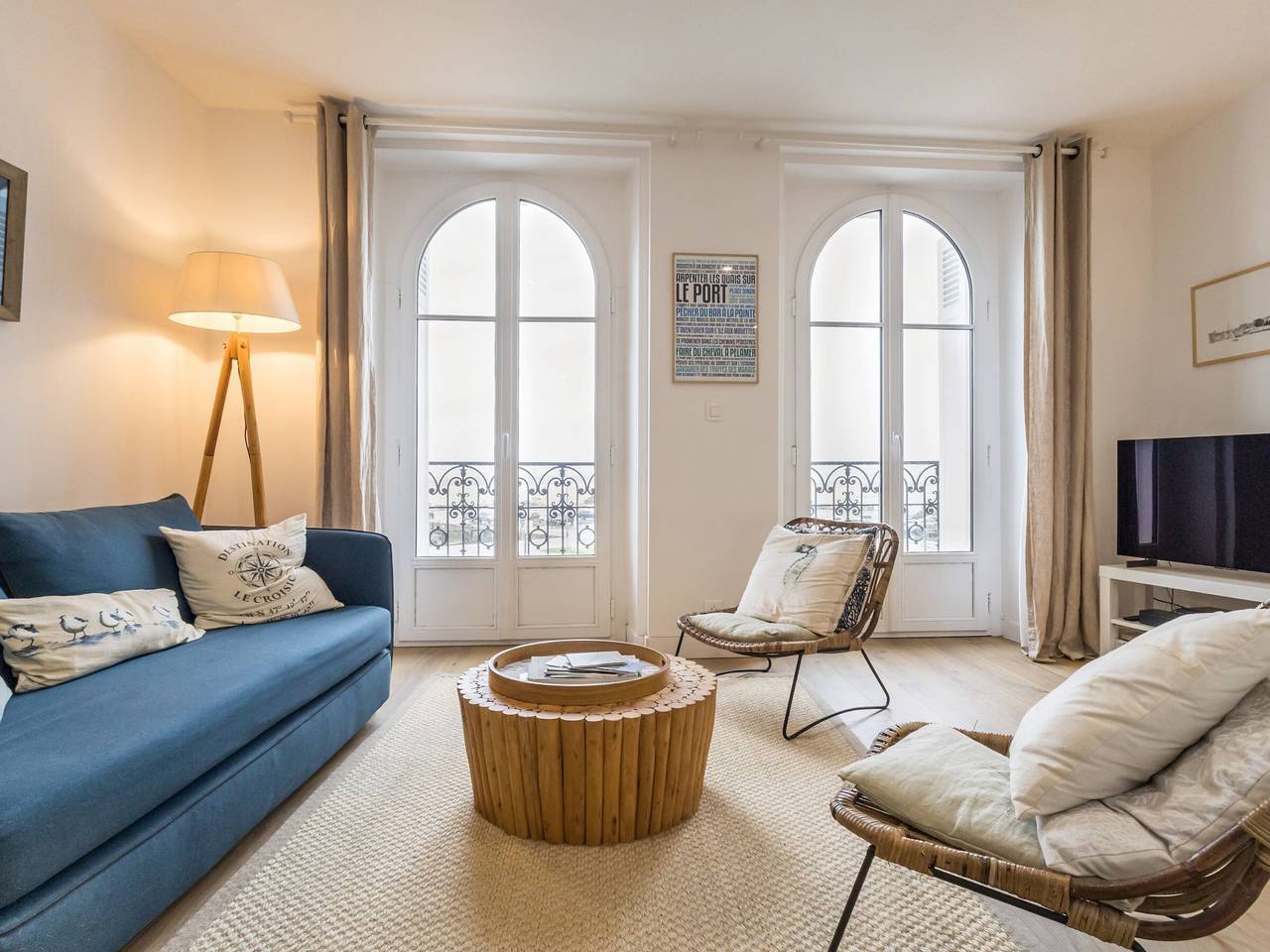 Ganze Wohnung, Charmante Wohnung im Zentrum von Le Croisic mit Hafenblick in Le Croisic, Côte d'Amour