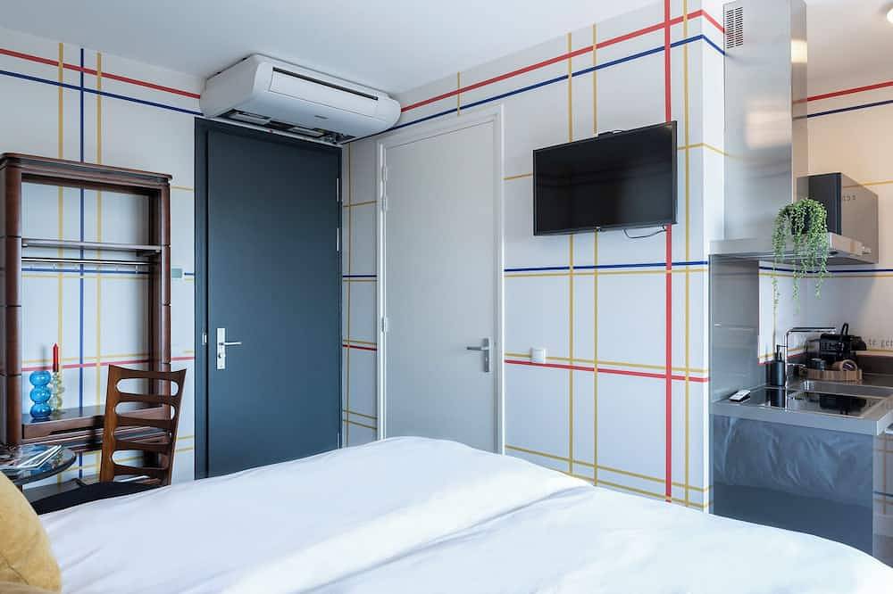 Geheel appartement, Stijlvol appartement met smart Tv, privé keuken, badkamer en balkon in Tilburg, Noord-Brabant