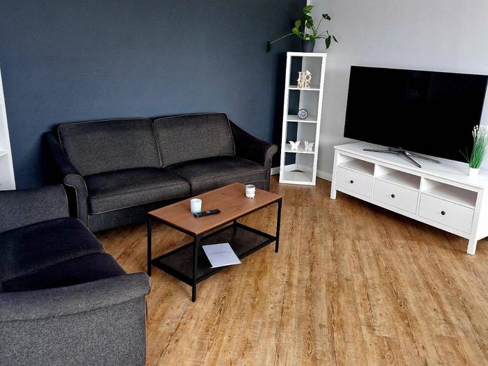 Ferienwohnung für 6 Personen, mit Terrasse und Garten sowie Ausblick