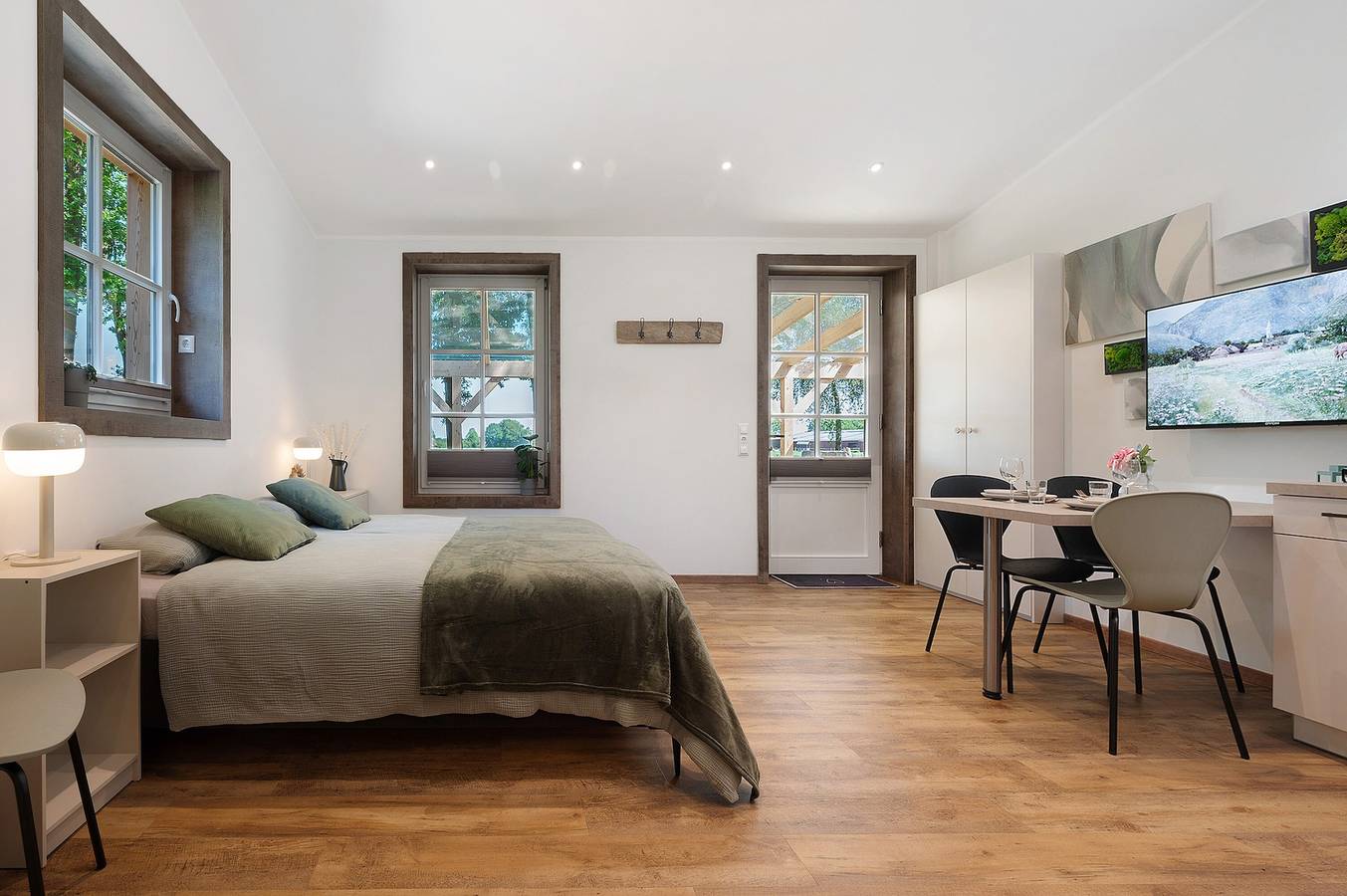 Ganze Wohnung, Ferienwohnung "Eichengeflüster Kranichzimmer" mit überdachter Terrasse in Ströhen in Ströhen, Wagenfeld