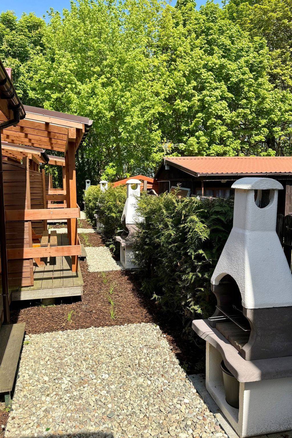 Bootshaus mit Schwimmbad in Rewal, Powiat gryficki