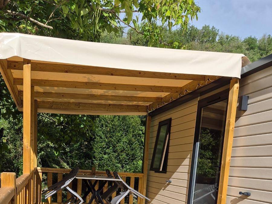 Camping D'auberoche - Mobilheim 4 personen - Trigano Confort 4 Personen in Le Change, Périgord Blanc