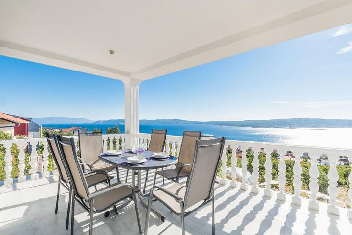 Vakantiewoning voor 4 personen, met terras in Crikvenica