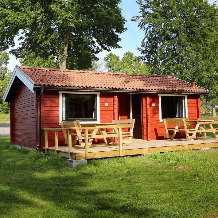 Bungalow für 4 Personen, mit Ausblick und Garten sowie Seeblick und Terrasse in Südschweden - 2